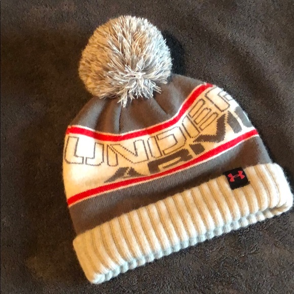 youth under armour beanie